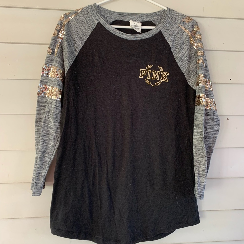 Pink 3 quarter sleeve shirt